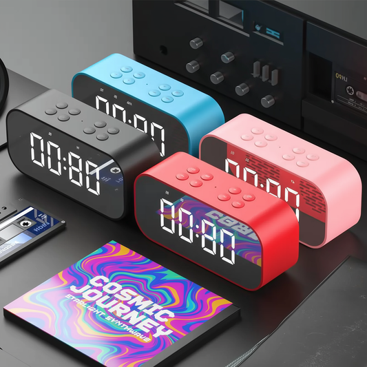 Digital Clock with Bluetooth Speaker